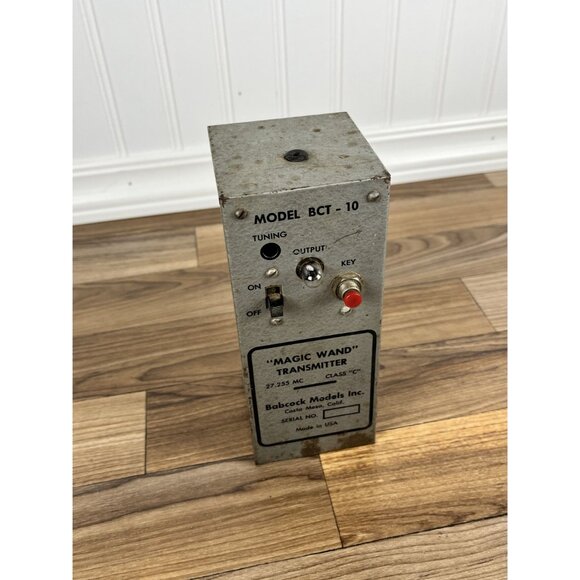 VINTAGE BABCOCK BCT-10 MAGIC WAND 27Mhz 1ch TRANSMITTER R/C MODEL AIRPLANE - Picture 3 of 5